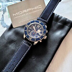 Morphic M51 Series Chronograph Blue Men's Watch